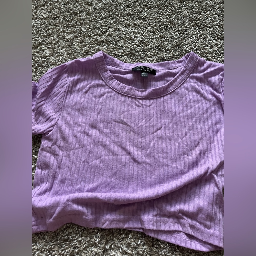 Topshop lavender baby tee